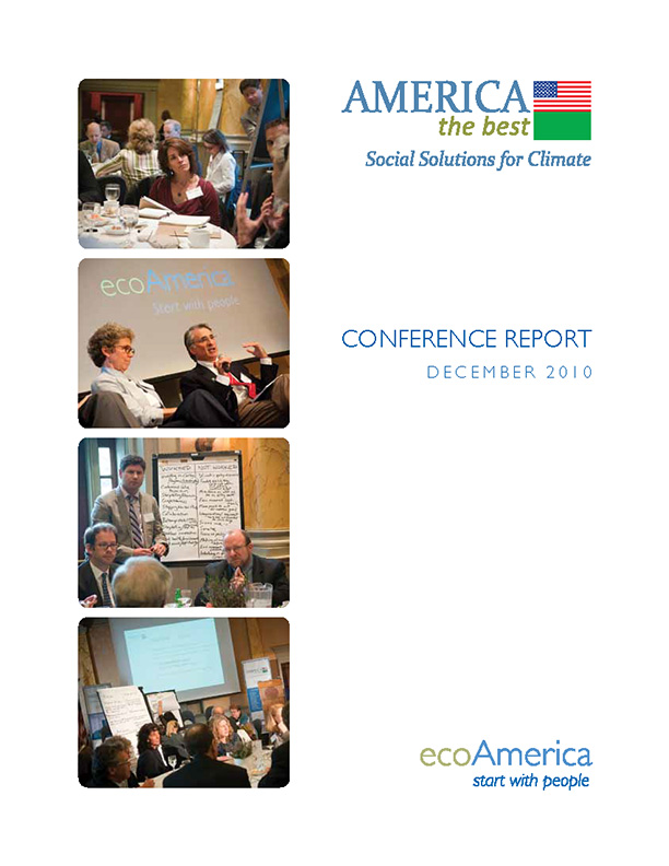 Social Solutions for Climate Conference Report 2010 - ecoAmerica