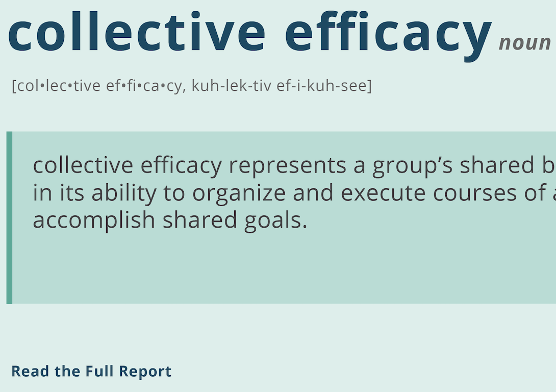 Collective Efficacy: An Asset for Climate Solutions