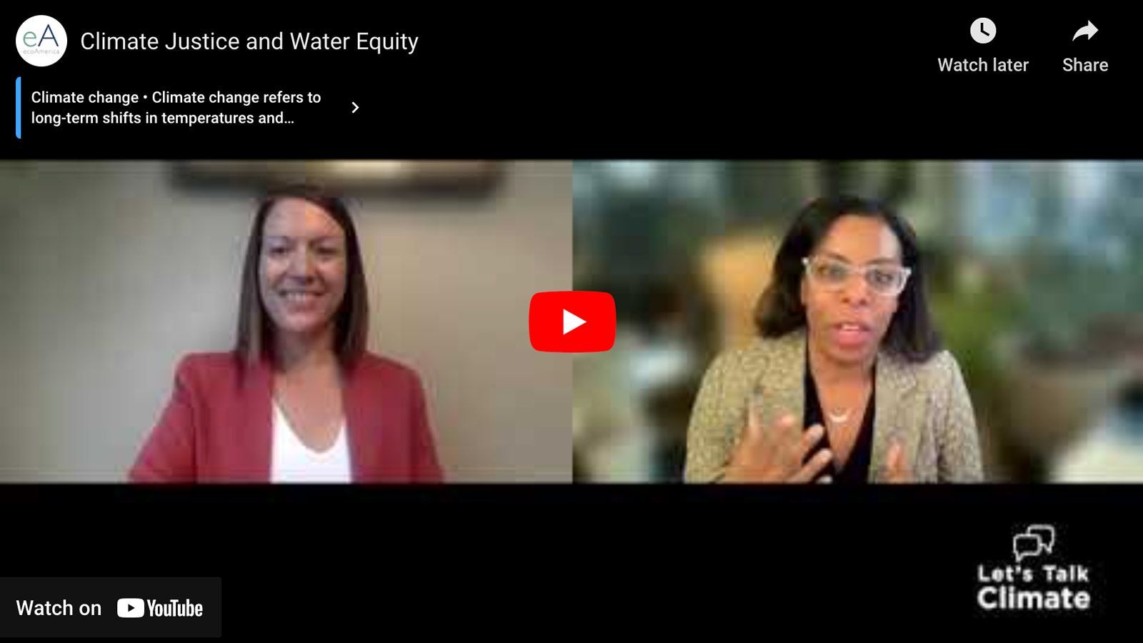 Climate Justice and Water Equity