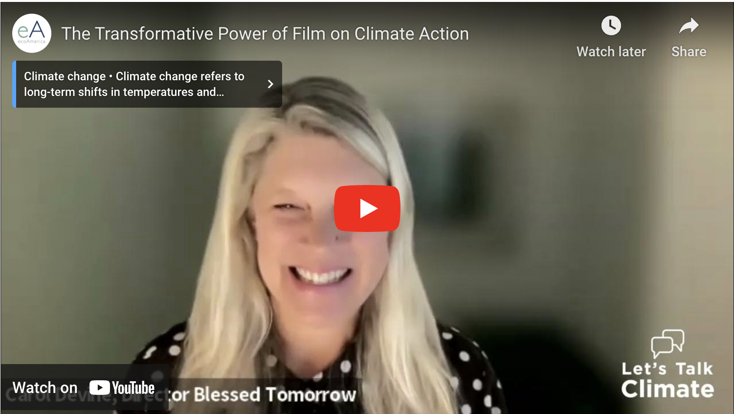The Transformative Power of Film on Climate Action