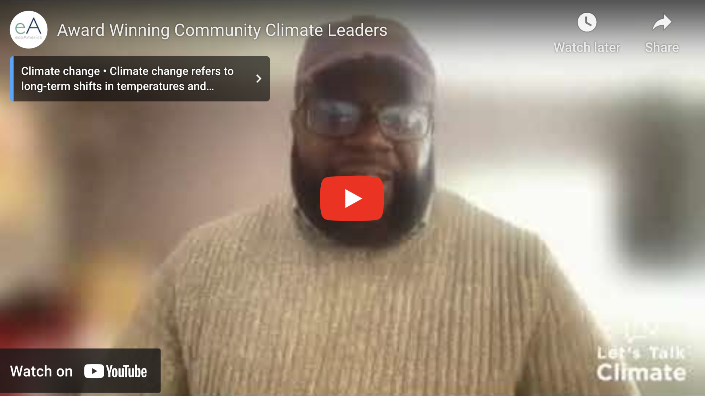 Award Winning Community Climate Leaders